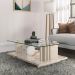 Conjunto para Sala de Estar Completo Zimmer Calacata Off-White