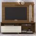 Estante Home 2 Portas 182cm Frizz Naturale Off White MADETEC