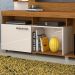 Estante Home Para TV 50 Polegadas 5991 Naturale Off White Madetec