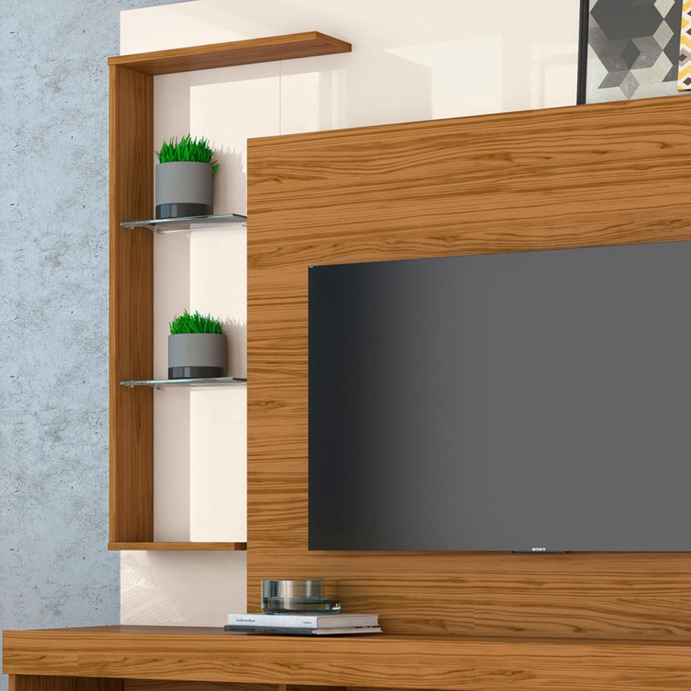 Estante Home Para TV 50 Polegadas 5991 Naturale Off White Madetec