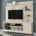 Estante Home Para TV 55 Pol Com Rodizios 9411 Calacata Off White MDT
