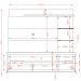 Estante Home Para TV 55 Pol Com Rodizios 9411 Calacata Off White MDT