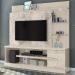 Estante Home Para TV 55 Polegadas 6411 Calacata Off White MDT