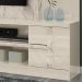 Estante Home Para TV 55 Polegadas 6411 Calacata Off White MDT