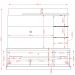 Estante Home Para TV 55 Polegadas 6411 Calacata Off White MDT