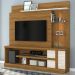 Estante Home Para TV 55 Polegadas 6411 Naturale Off White MDT