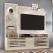 Estante Home Para TV 55 Polegadas 6471 Calacata Off White MDT
