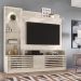Estante Home Para TV 55 Polegadas 6471 Calacata Off White MDT