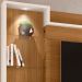 Estante Home Para TV 55 Polegadas 6471 Naturale Off White Madetec