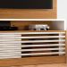 Estante Home Para TV 55 Polegadas 6471 Naturale Off White Madetec