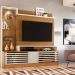 Estante Home Para TV 55 Polegadas 6471 Naturale Off White Madetec