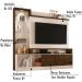 Estante Home Para TV 55 Polegadas 6471 Off White Savana Madetec
