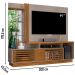 Estante Home Para TV 60 Polegadas 6431 Fendi Naturale Madetec