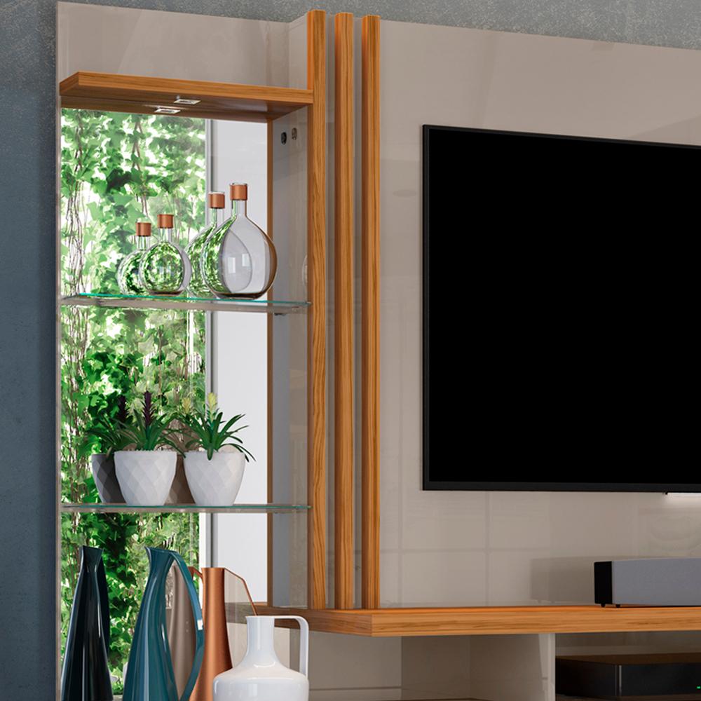 Estante Home Para TV 60 Polegadas 6431 Fendi Naturale Madetec
