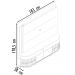 Estante Home TV 65 Pol 2 Portas 183 cm 6511 Calacata Off White MDT