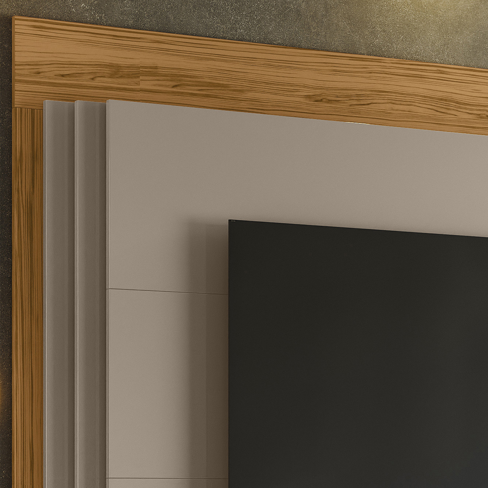 Estante Home TV 65 Pol 2 Portas 183 cm 6511 Fenddi Naturale MDT
