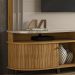Estante Home TV 65 Pol 2 Portas 183 cm 6511 Fenddi Naturale MDT