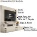 Estante Home TV 75 Pol 2 Gav 183 cm 6531 Calacata Off White MDT