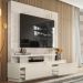 Estante Home TV 75 Pol 2 Gav 183 cm 6531 Calacata Off White MDT