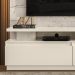 Estante Home TV 75 Pol 2 Gav 183 cm 6531 Calacata Off White MDT