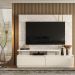 Estante Home TV 75 Pol 2 Gav 183 cm 6531 Calacata Off White MDT