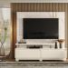 Estante Home TV 75 Pol Com Pes 183 cm 8531 Calacata Off White MDT