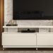 Estante Home TV 75 Pol Com Rodizios 183 cm 9531 Calacata Off White MDT