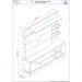Estante Home Theater Madetec Alan para TV de até 55' - Madetec