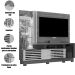 Estante Home Theater c/ Pés para Tv 60 Polegadas Paula Cinamomo/Off White