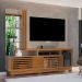 Estante Home Theater c/ Pés para Tv 60 Polegadas Paula Fendi/Naturale