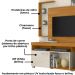 Estante Home Tv 50 Pol 1 Porta 160 cm Icaro Cinamomo Off White MADETEC