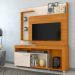 Estante Home Tv 50 Pol 1 Porta 160 cm Icaro Cinamomo Off White MADETEC