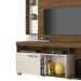 Estante Home Tv 50 Pol 1 Porta 160 cm Icaro Naturale Off White MADETEC