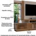 Estante Home Tv 60 Pol 200 cm Frizz Plus Fend Naturale MADETEC