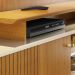 Estante Home Tv 65 Pol 1 Porta 160 cm Ares Cinamomo Off White MADETEC