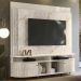 Estante Home Tv 65 Pol 2P 183 cm Daytona Calacata Off White MADETEC