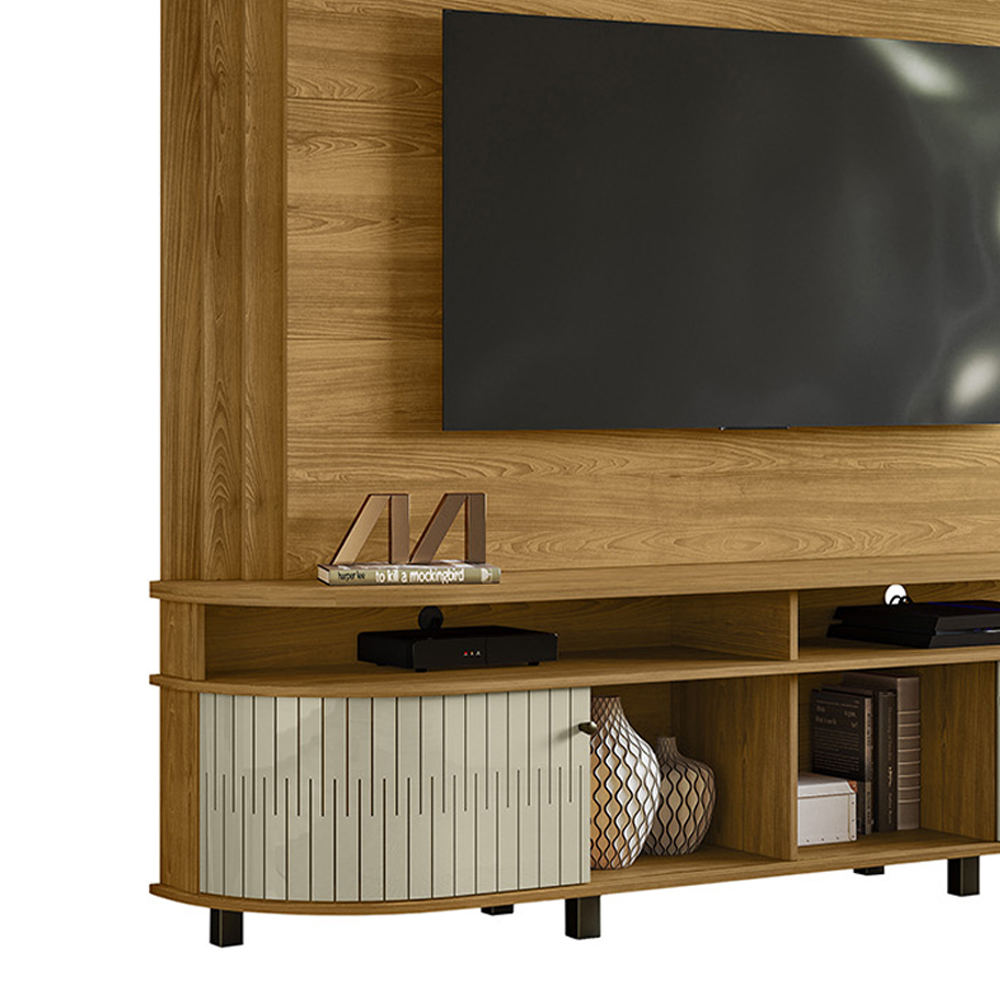 Estante Home Tv 65 Pol 2P 183 cm Daytona Cumaru Opala MADETEC 