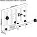 Estante Home Tv 70 Pol 243 cm Le Mans Cinamomo Off White MADETEC