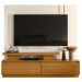 Estante Home Tv 75 Pol 183 cm Apolo Cinamomo Off White MADETEC