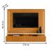 Home Frisado para TVs 75"com 2 Led Roma Cinamomo Off White