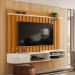 Home Ripado para TVs de 75"Catânia Cinamomo Off White