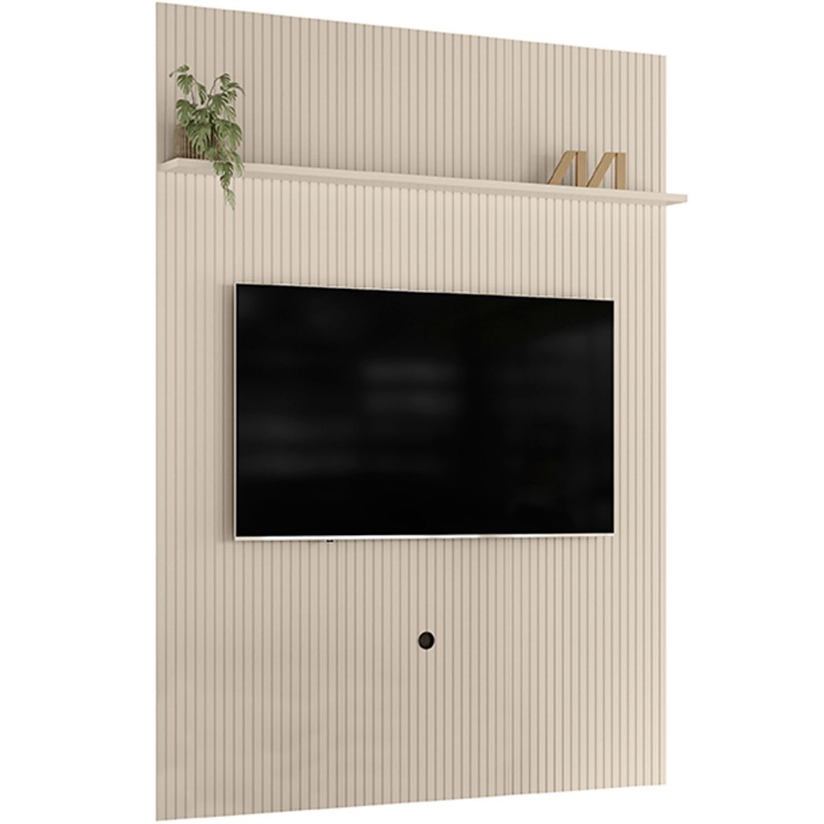 Home Suspenso para Tv 65 Polegadas 2 Portas New Cassino Calacata/Off White