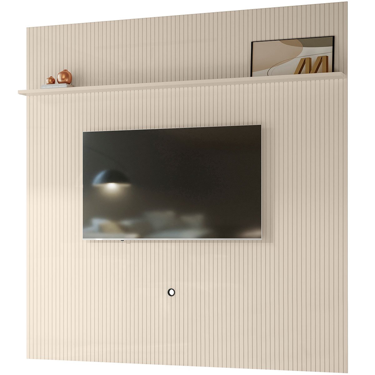 Home Suspenso para Tv 75 Polegadas 2 Portas Jaguar Calacata/Off White