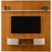 Home Suspenso para Tv 75 Polegadas 2 Portas Jaguar Cinamomo/Off White