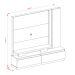 Home Theater para Tv 75 Polegadas com 2 Gavetas New Ártemis Cinamomo/Off White