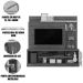 Home Theater para Tv de 55" c/ 2 Prateleiras e Led Aline Cinamomo/Off White