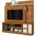 Home Theater para Tv de 55" c/ 2 Prateleiras e Led Aline Naturale/Off White