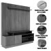 Home Theater para Tv de 65" Porta de Correr Hades Cinamomo/Off White