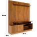 Home Theater para Tv de 65" Porta de Correr Hades Cumaru