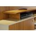Home Theater para Tv de 65" Porta de Correr Hades Cumaru/Opala